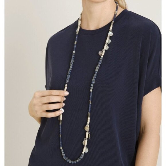 Chico's Long Necklace 48" Utopia Single Strand - Picture 2 of 8